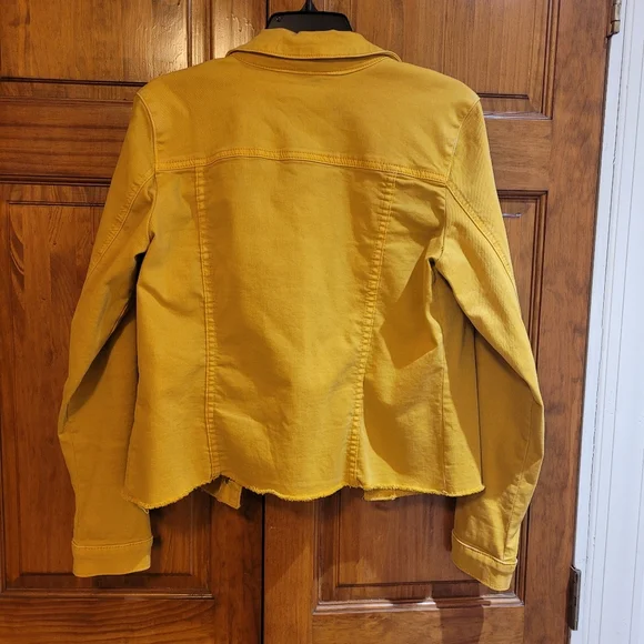 Kut from the Kloth Mustard Jean Jacket - XL - Picture 5 of 5